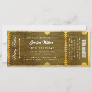 Elegant Luxury Event Ticket Invitation