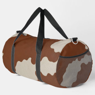 Elegant Luxury Faux Cow Leather Popular Collection Duffle Bag
