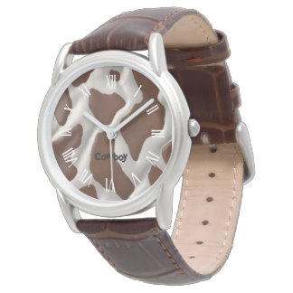 Elegant Luxury Faux Cow Leather Trendy Collection Watch
