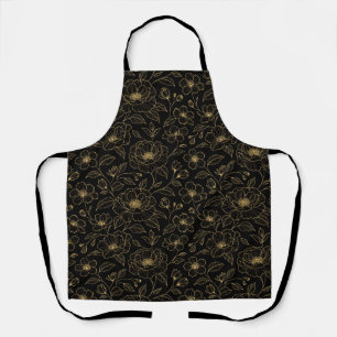 Elegant Luxury Floral Seamless Apron