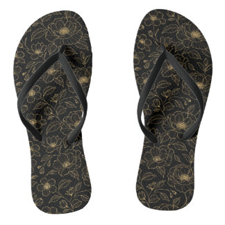 Elegant Luxury Floral Seamless Jandals