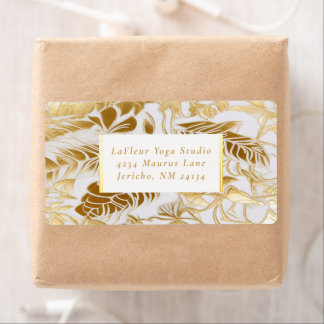 Elegant Luxury Gilded Aura Business Shipping