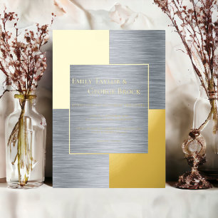 Elegant Luxury Gold And Silver Chic Formal Wedding