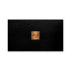Elegant luxury gold black monogram QR code