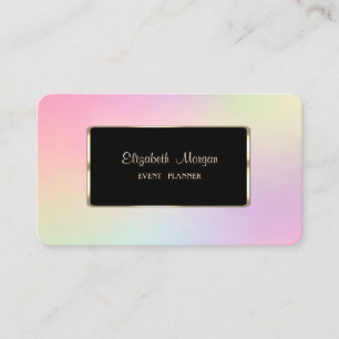 Elegant Luxury Modern Cool Holographic Business Card