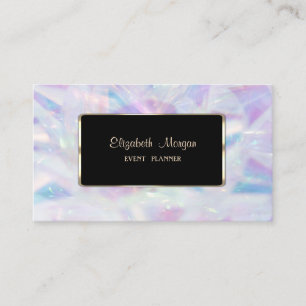 Elegant Luxury Modern Holographic Business Card