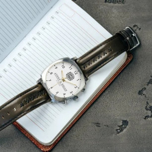 Elegant Luxury monogram initials names Watch