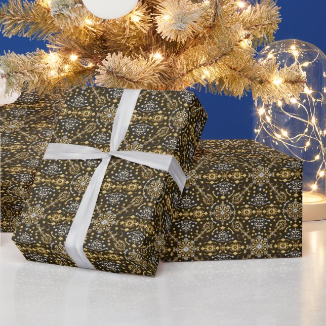 Elegant luxury patterned  wrapping paper (Holidays)