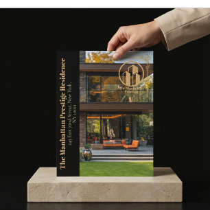 Elegant Luxury Real Estate Photo Property Listing Flyer