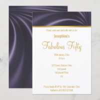 ELEGANT LUXURY SATIN DRAPE PURPLE CUSTOM