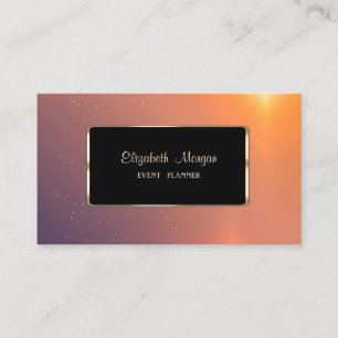 Elegant Luxury Stylish,Modern Ombre,Frame Business Card