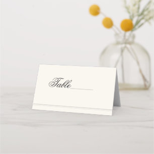 Elegant Luxury Vintage Classic Photo Wedding Place Card