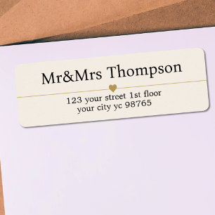 Elegant Luxury White Gold Heart Line Wedding