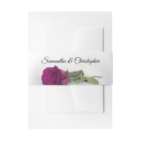 Elegant Magenta Berry Rose Simple Glam Wedding