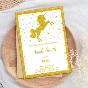Elegant Magical Party Invite with Sparkling Detail