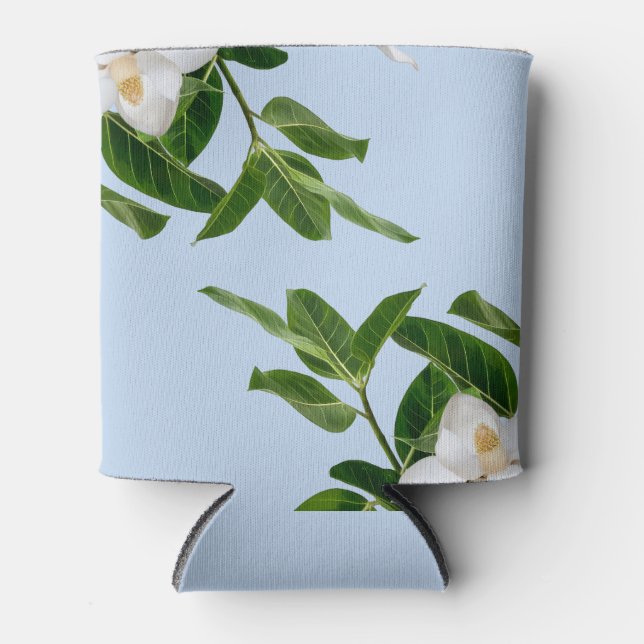 Elegant Magnolia Blossom Beverage Cooler (Front)