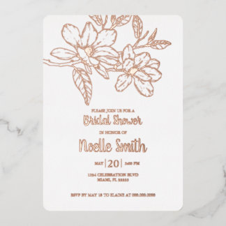 Elegant Magnolia Flowers, Bridal Shower