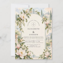 Elegant Magnolia Garden Wedding