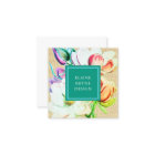 Elegant Magnolia Watercolor Floral Business Card