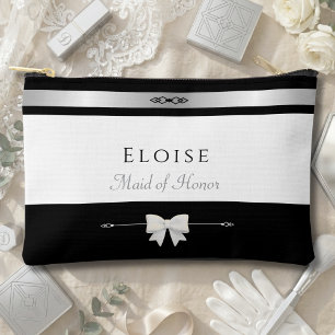 Elegant Maid of Honour Gift Luxury Wedding Makeu Accessory Pouch
