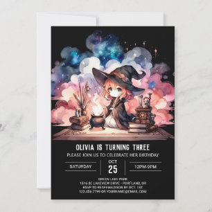 Elegant Majestic Wizard Birthday Invitation