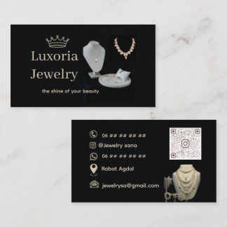 Elegant Makeup Artist Business Card Design for Sal