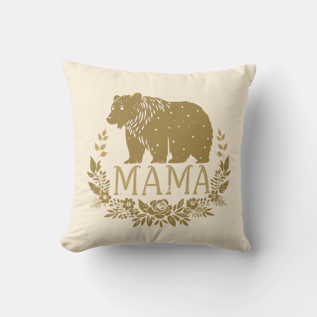 Elegant Mama Bear  Cushion (Front)