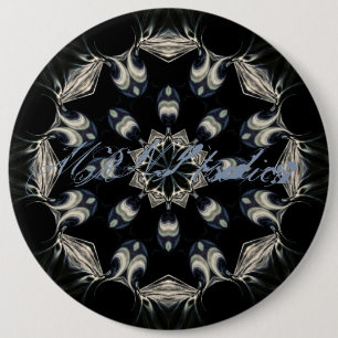 Elegant Mandala 6 Cm Round Badge