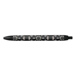 Elegant Mandala Black Ink Pen