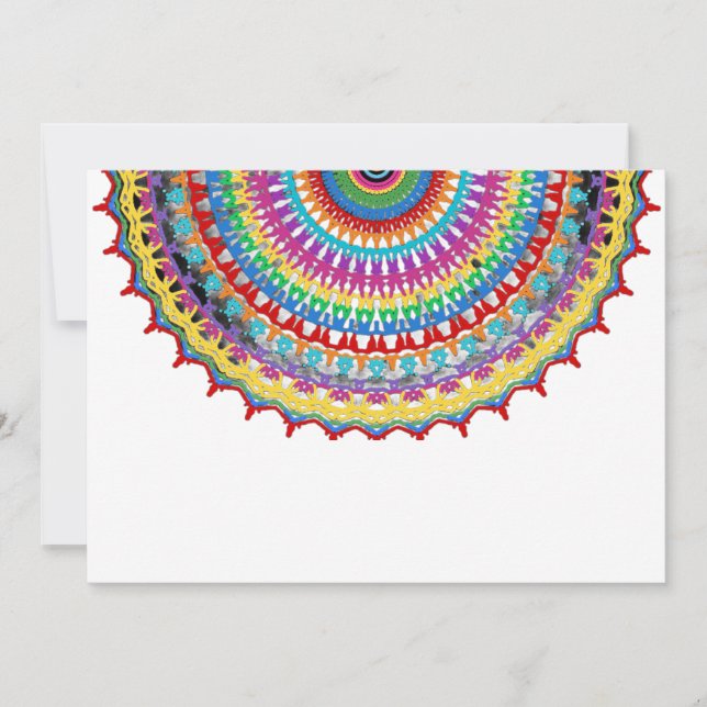 Elegant mandala envelope  invitation (Front)
