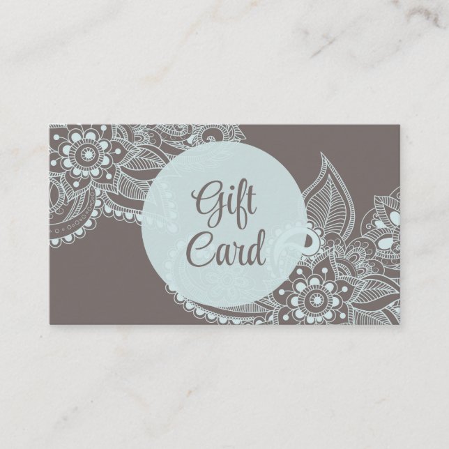 Elegant Mandala Gift Card (Front)