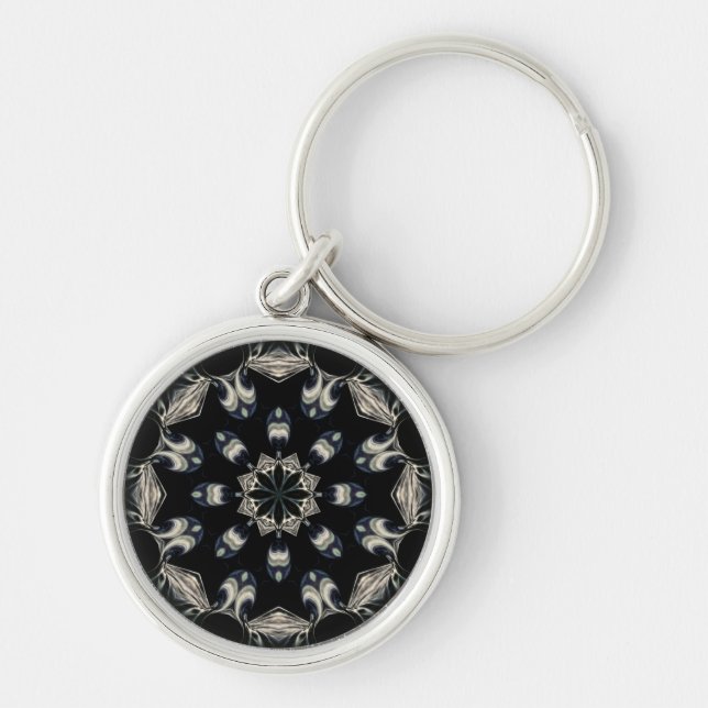Elegant Mandala Key Ring (Front)