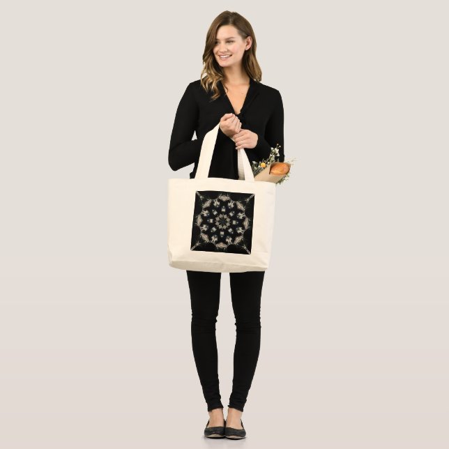 Elegant Mandala Large Tote Bag (Front (Model))