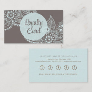 Elegant Mandala Loyalty Card