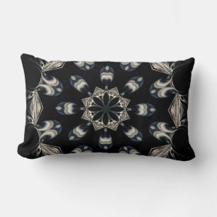 Elegant Mandala Lumbar Cushion