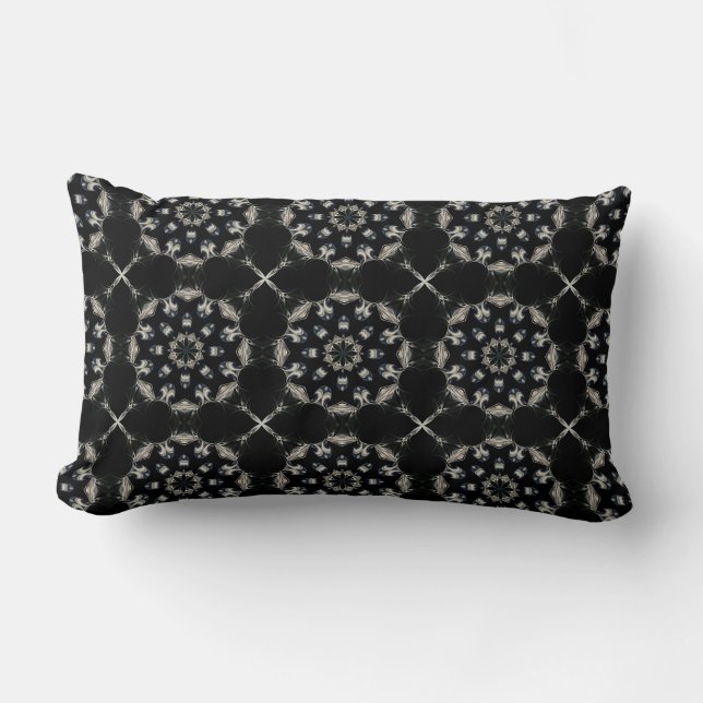 Elegant Mandala Lumbar Cushion (Front)