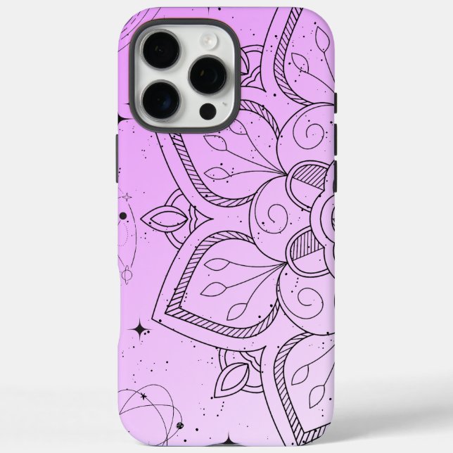  Elegant Mandala Pattern | Customisable iPhone 16  Case-Mate iPhone Case (Back)