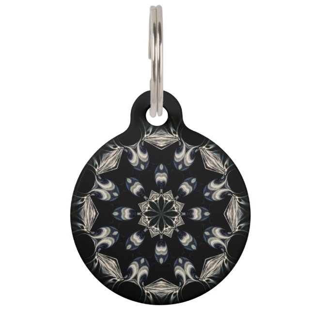 Elegant Mandala Pet Tag (Front)