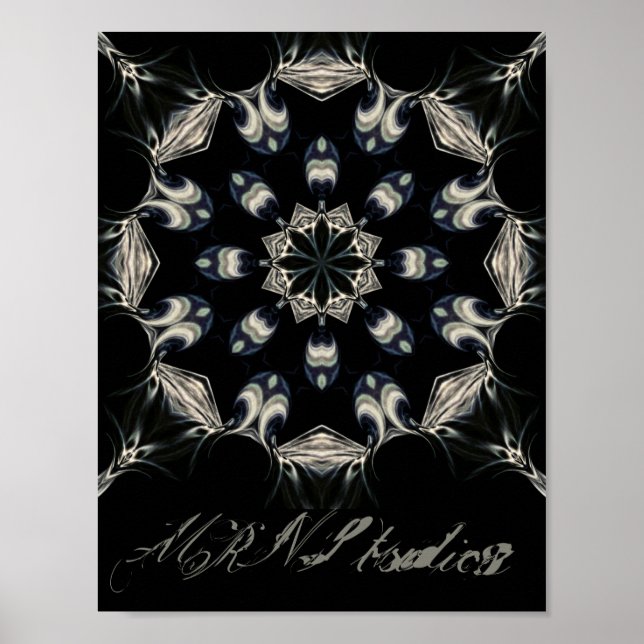 Elegant Mandala Poster (Front)