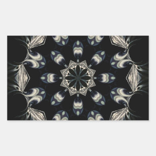 Elegant Mandala Rectangular Sticker