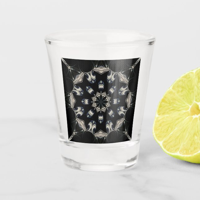 Elegant Mandala Shot Glass (Front)