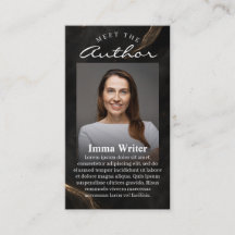 Elegant Marble Author Meet & Greet Promo Vertical