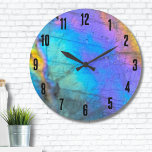 Elegant Marble Colourful<br><div class="desc">Stunning and colourful rainbow hued labradorite stone photo makes the perfect backdrop for a simple and modern design. This is a closeup of a real natural labradorite stone with blue, purple, pink, yellow, and green. These can be used for any business or individual, or it would also be perfect for...</div>