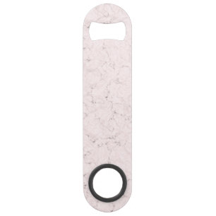 Elegant Marble Pattern Blush Pink Bottle Opener