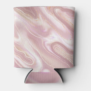 Elegant marble: rose gold texture can cooler