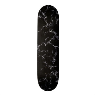 Elegant Marble style4 - Black and White Skateboard