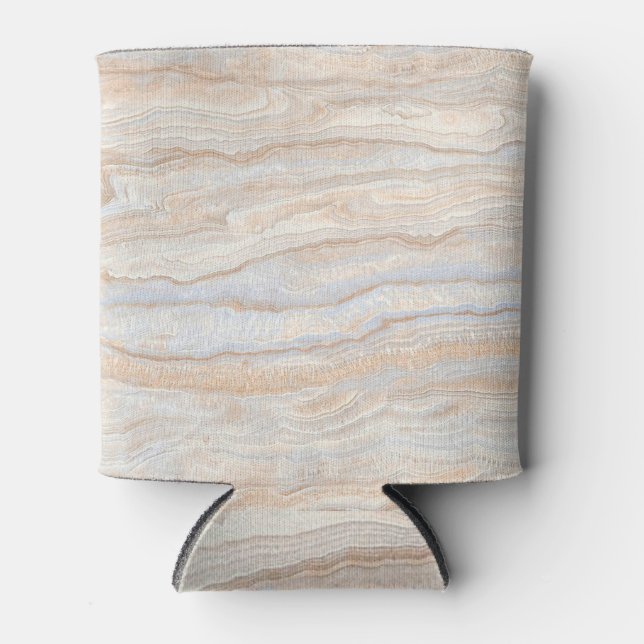 Elegant Marble Texture: High-Resolution Background Can Cooler (Front)