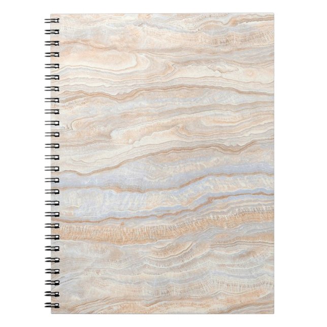 Elegant Marble Texture: High-Resolution Background Notebook (Front)