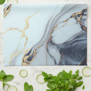 Elegant Marble Texture Tea Towel