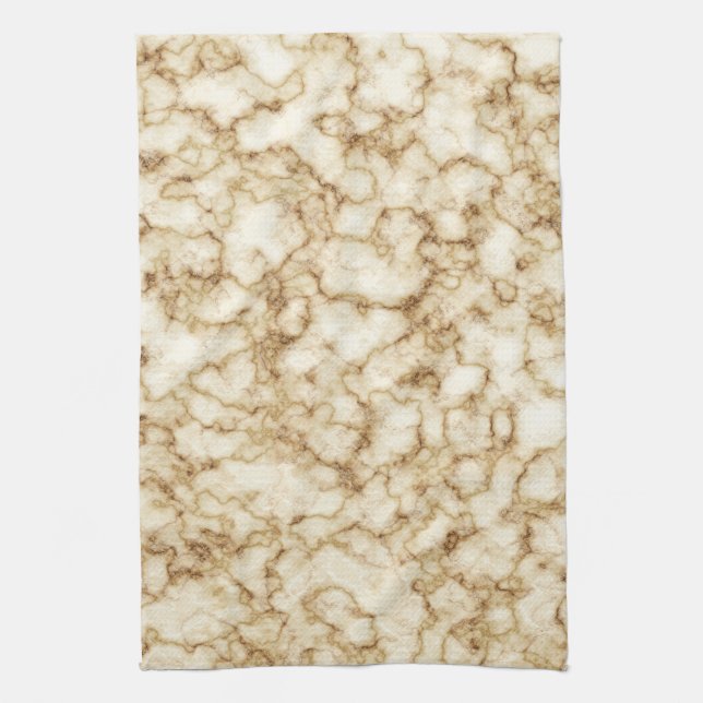 Elegant Marble Texture Tea Towel (Vertical)